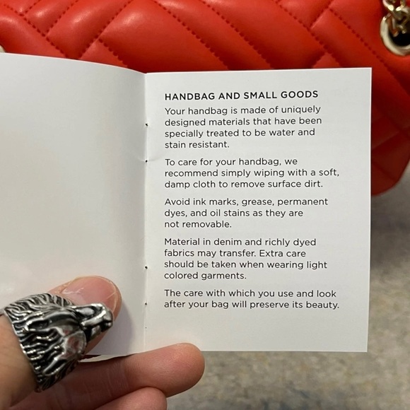 NWT Michael Kors Peyton Medium Quilted Flap Chainlink Shoulder Bag In Mandarin - Picture 12 of 12